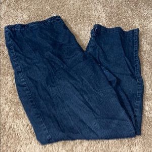 EILEEN FISHER denim capris